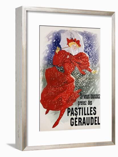 Pastilles Geraudel Poster-Jules Chéret-Framed Giclee Print