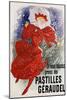 Pastilles Geraudel Poster-Jules Chéret-Mounted Giclee Print