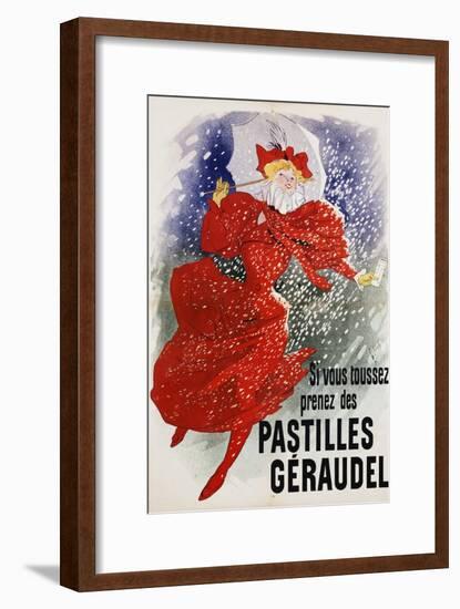 Pastilles Geraudel Poster-Jules Chéret-Framed Giclee Print