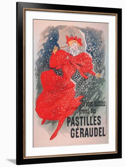 Pastilles Geraudel-Jules Chéret-Framed Art Print