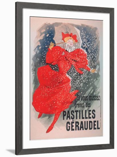 Pastilles Geraudel-Jules Chéret-Framed Art Print