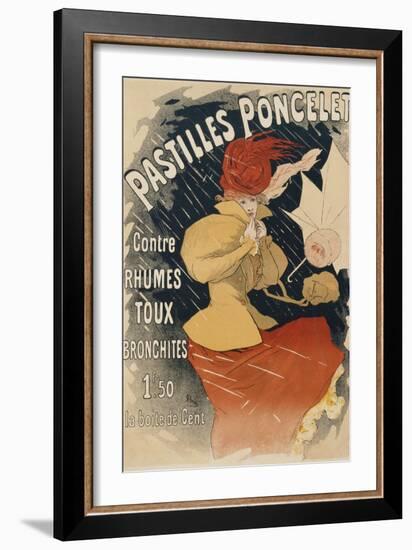 Pastilles Poncelet Poster-Jules Chéret-Framed Giclee Print