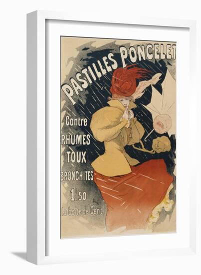 Pastilles Poncelet Poster-Jules Chéret-Framed Giclee Print