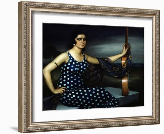 Pastora Imperio, Ca. 1922-Julio Romero de Torres-Framed Giclee Print