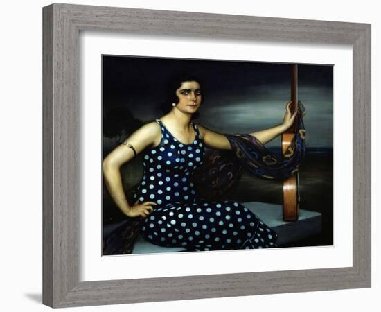 Pastora Imperio, Ca. 1922-Julio Romero de Torres-Framed Giclee Print