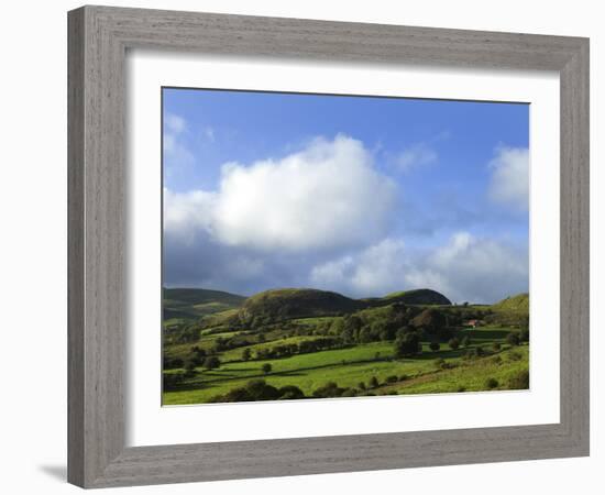 Pastoral Countyside And Hill Farm Near Leean Mountain, County Leitrim. Ireland-null-Framed Photographic Print