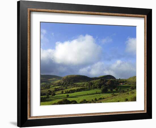 Pastoral Countyside And Hill Farm Near Leean Mountain, County Leitrim. Ireland-null-Framed Photographic Print