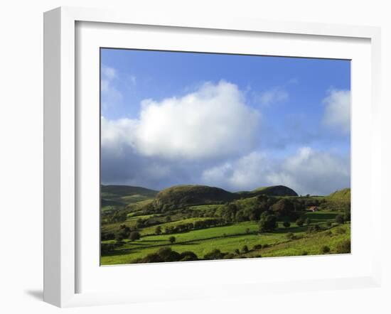 Pastoral Countyside And Hill Farm Near Leean Mountain, County Leitrim. Ireland-null-Framed Photographic Print