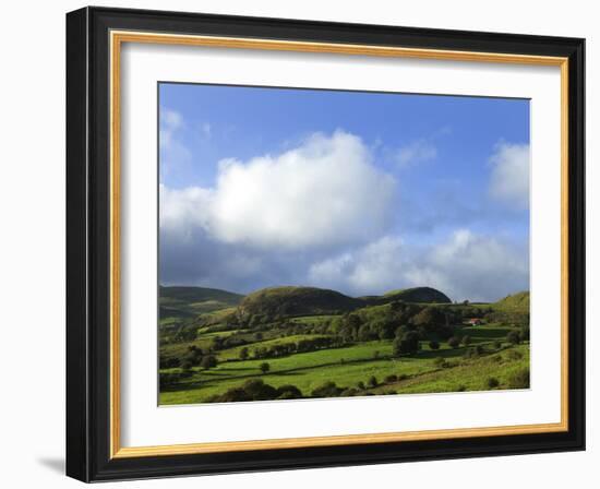 Pastoral Countyside And Hill Farm Near Leean Mountain, County Leitrim. Ireland-null-Framed Photographic Print