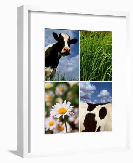 Pastoral Cow-Panais & Morcime Dumoulin-Framed Art Print