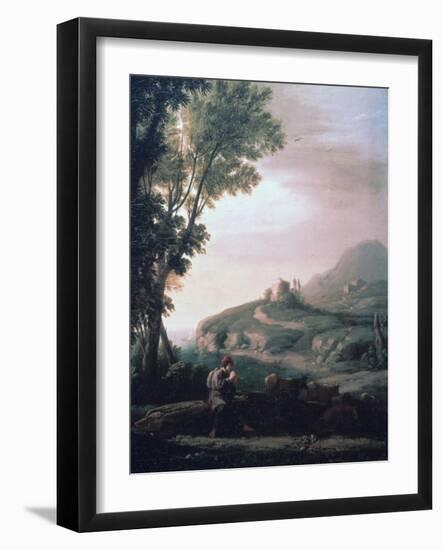 Pastoral Landscape, C1620-1682-Claude Lorraine-Framed Giclee Print