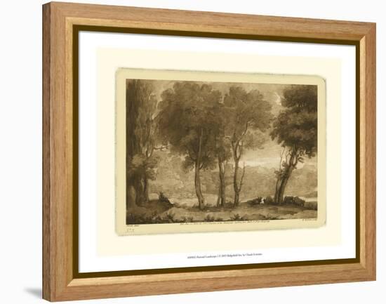 Pastoral Landscape I-Claude Lorraine-Framed Stretched Canvas