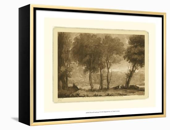 Pastoral Landscape I-Claude Lorraine-Framed Stretched Canvas