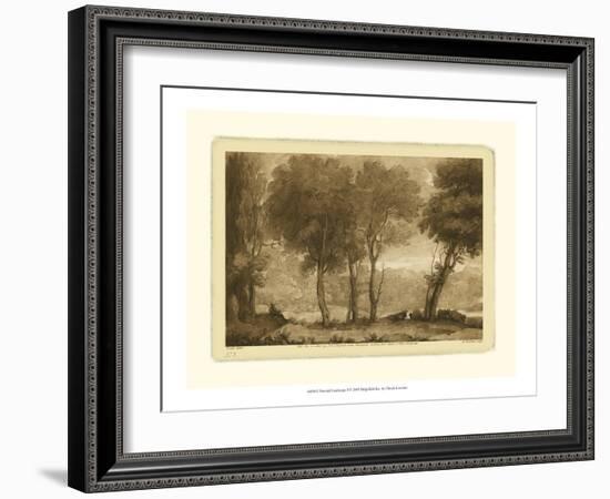 Pastoral Landscape I-Claude Lorraine-Framed Art Print