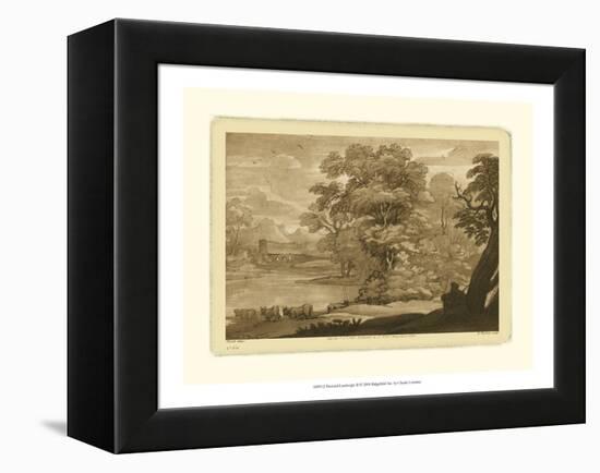 Pastoral Landscape II-Claude Lorraine-Framed Stretched Canvas