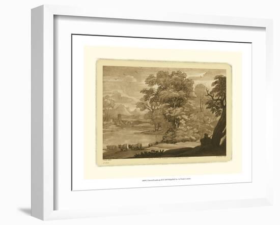 Pastoral Landscape II-Claude Lorraine-Framed Art Print