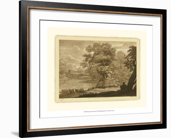 Pastoral Landscape II-Claude Lorraine-Framed Art Print