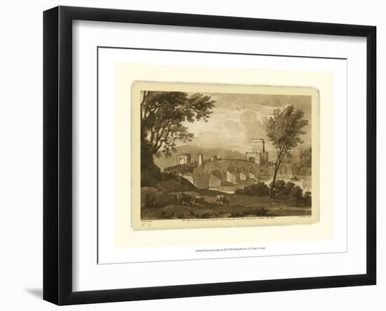 Pastoral Landscape III-Claude Lorraine-Framed Art Print