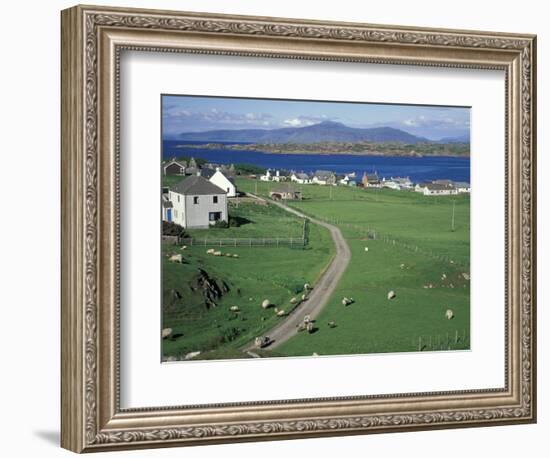 Pastoral Scene, Isle of Iona, Scotland-William Sutton-Framed Photographic Print