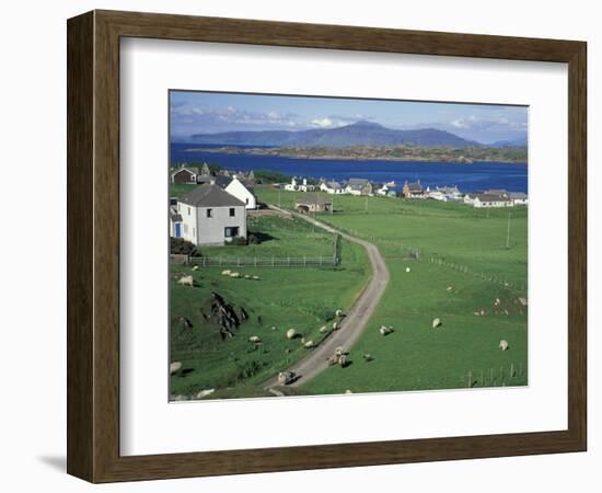 Pastoral Scene, Isle of Iona, Scotland-William Sutton-Framed Photographic Print