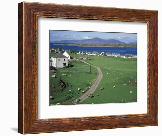 Pastoral Scene, Isle of Iona, Scotland-William Sutton-Framed Photographic Print