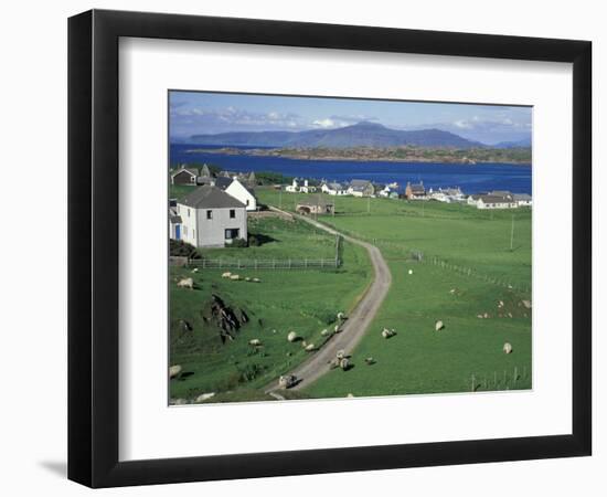 Pastoral Scene, Isle of Iona, Scotland-William Sutton-Framed Photographic Print