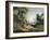 Pastoral Scene, or Young Shepherd in a Landscape-Francois Boucher-Framed Giclee Print