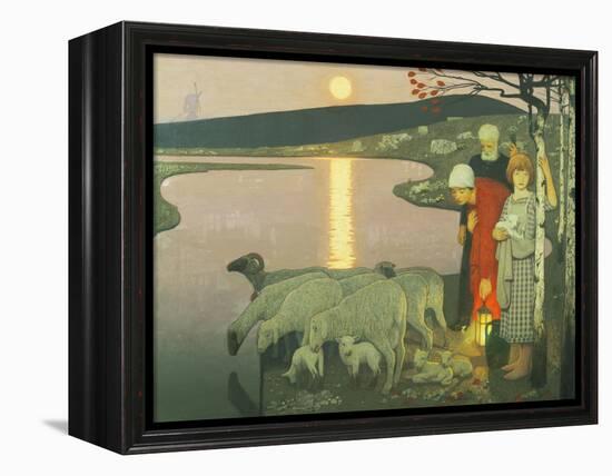 Pastoral-Frederick Cayley Robinson-Framed Premier Image Canvas