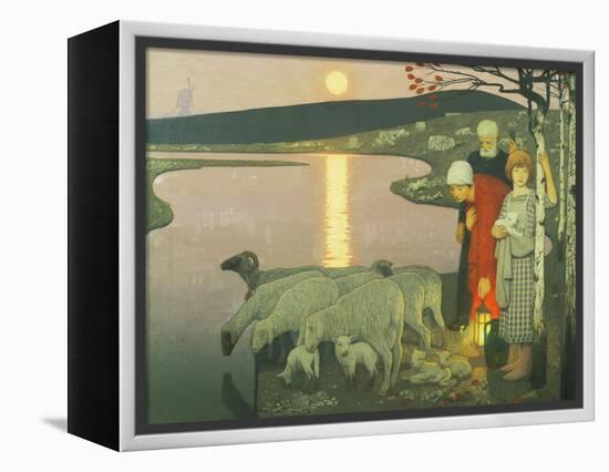 Pastoral-Frederick Cayley Robinson-Framed Premier Image Canvas