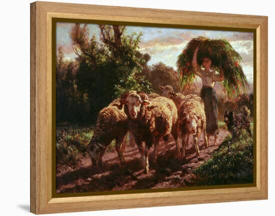 Pastoral-Filippo Palizzi-Framed Premier Image Canvas