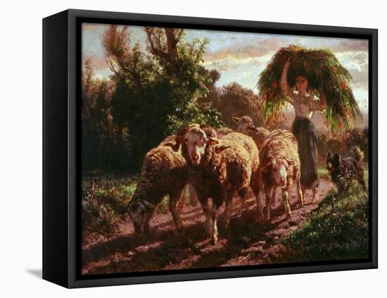 Pastoral-Filippo Palizzi-Framed Premier Image Canvas