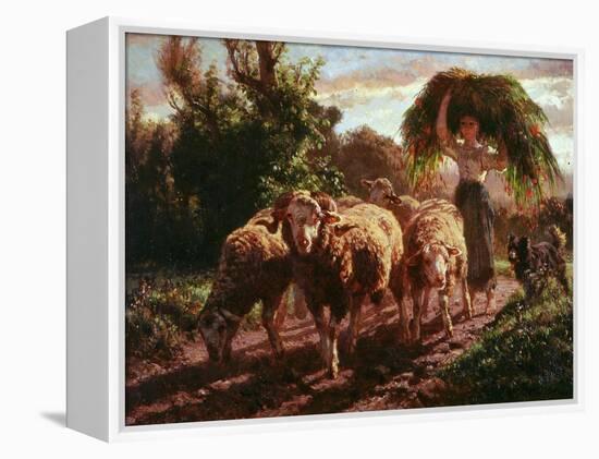 Pastoral-Filippo Palizzi-Framed Premier Image Canvas