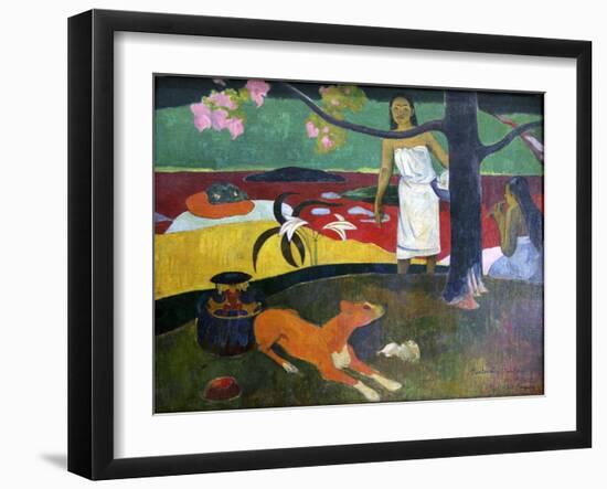 Pastorales Tahitiennes, 1892-Paul Gauguin-Framed Giclee Print