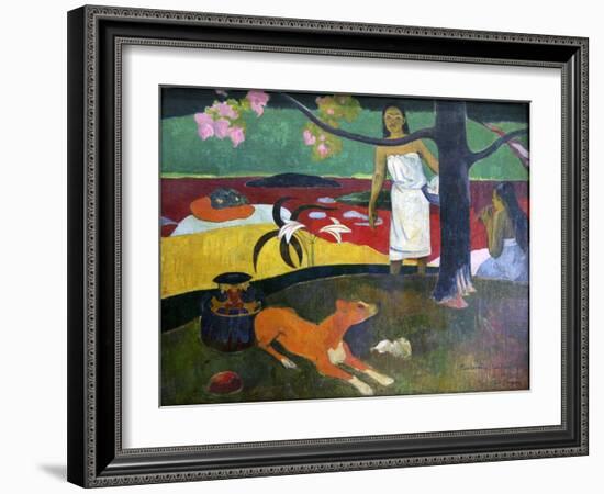 Pastorales Tahitiennes, 1892-Paul Gauguin-Framed Giclee Print