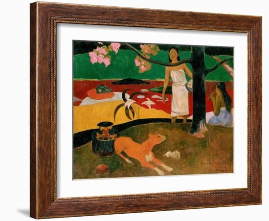 Pastorales Tahitiennes, 1893-Paul Gauguin-Framed Giclee Print