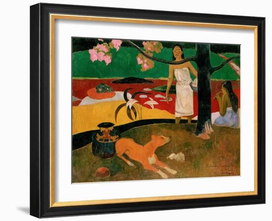 Pastorales Tahitiennes, 1893-Paul Gauguin-Framed Giclee Print