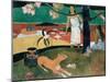 Pastorales Tahitiennes-Paul Gauguin-Mounted Giclee Print