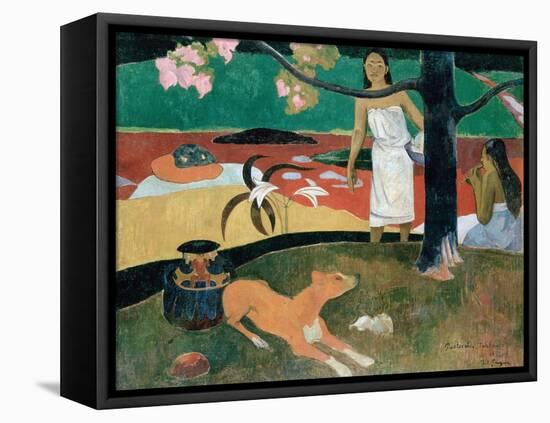Pastorales Tahitiennes-Paul Gauguin-Framed Premier Image Canvas