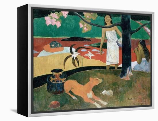 Pastorales Tahitiennes-Paul Gauguin-Framed Premier Image Canvas