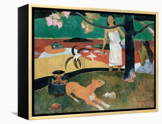 Pastorales Tahitiennes-Paul Gauguin-Framed Premier Image Canvas