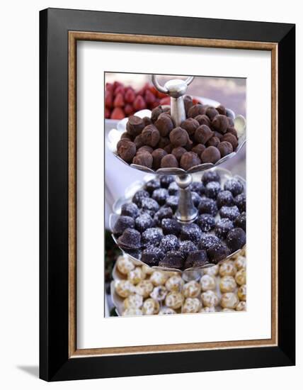 Pastries and Desserts on Display, Santa Fe, New Mexico. Usa-Julien McRoberts-Framed Photographic Print