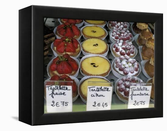 Pastries in Shop Window, Paris, France-Michele Molinari-Framed Premier Image Canvas