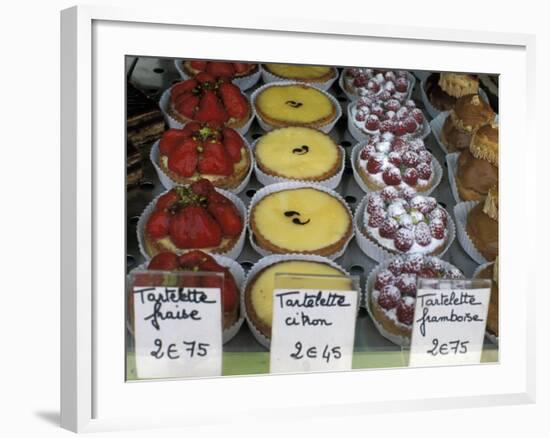 Pastries in Shop Window, Paris, France-Michele Molinari-Framed Photographic Print