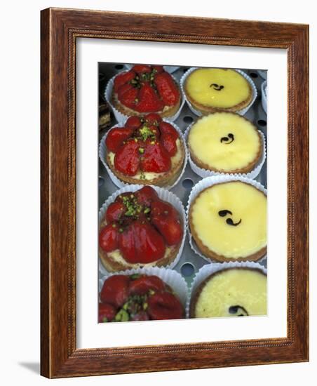 Pastries in Shop Window, Paris, France-Michele Molinari-Framed Photographic Print