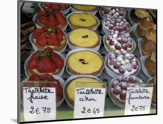 Pastries in Shop Window, Paris, France-Michele Molinari-Mounted Photographic Print