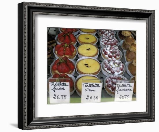 Pastries in Shop Window, Paris, France-Michele Molinari-Framed Photographic Print