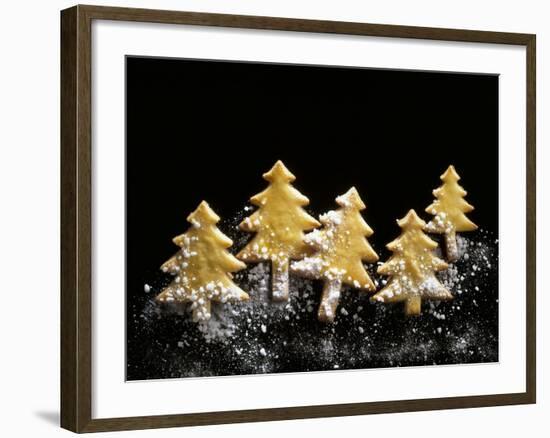 Pastry Christmas Trees with Pearl Sugar-null-Framed Photographic Print