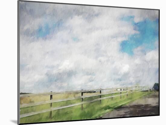 Pasture Fence-Kim Curinga-Mounted Art Print