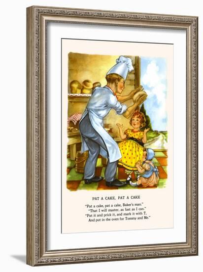 Pat a Cake, Pat a Cake-Bird & Haumann-Framed Art Print