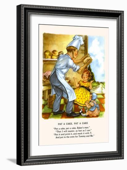 Pat a Cake, Pat a Cake-Bird & Haumann-Framed Art Print